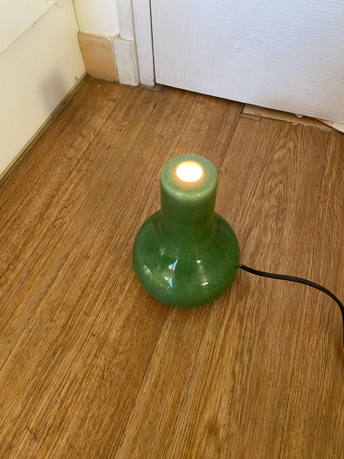 Ceramic lamp west Germany vintage
