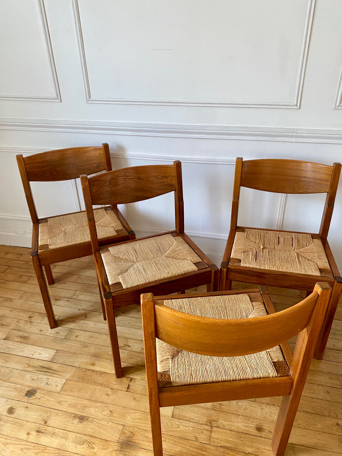 4 Maison Regain elm chairs