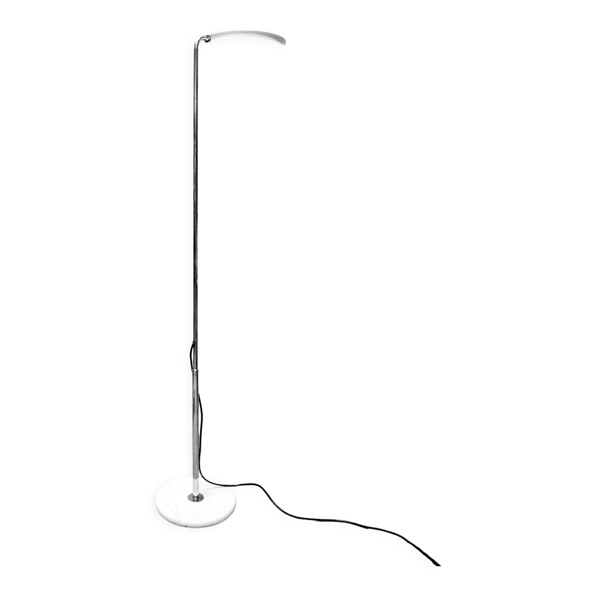 Italian Floor Lamp Mezzaluna by Bruno Gecchelin for Skipper, 1970s