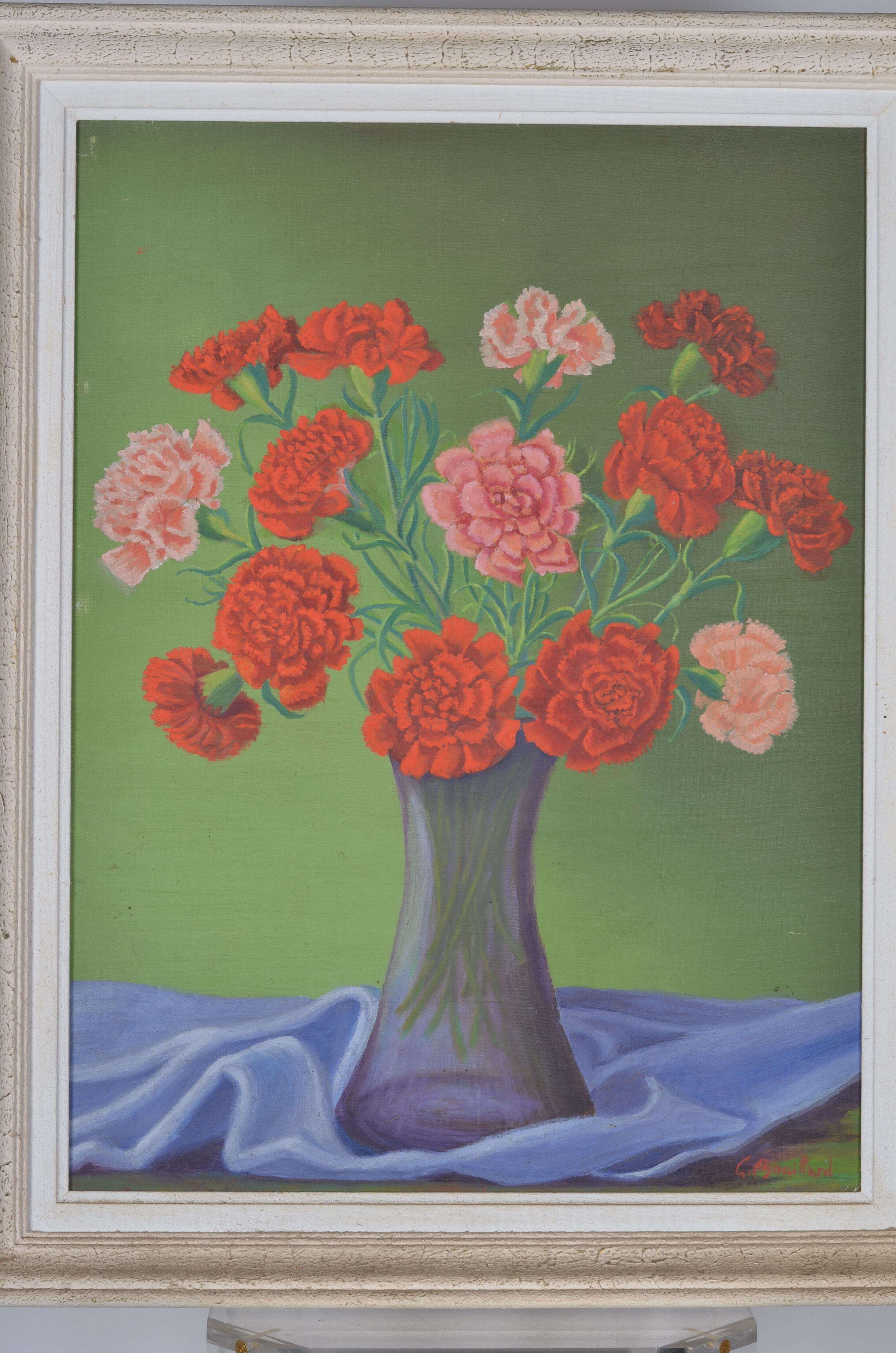 Still life bouquet of carnations