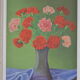 Still life bouquet of carnations