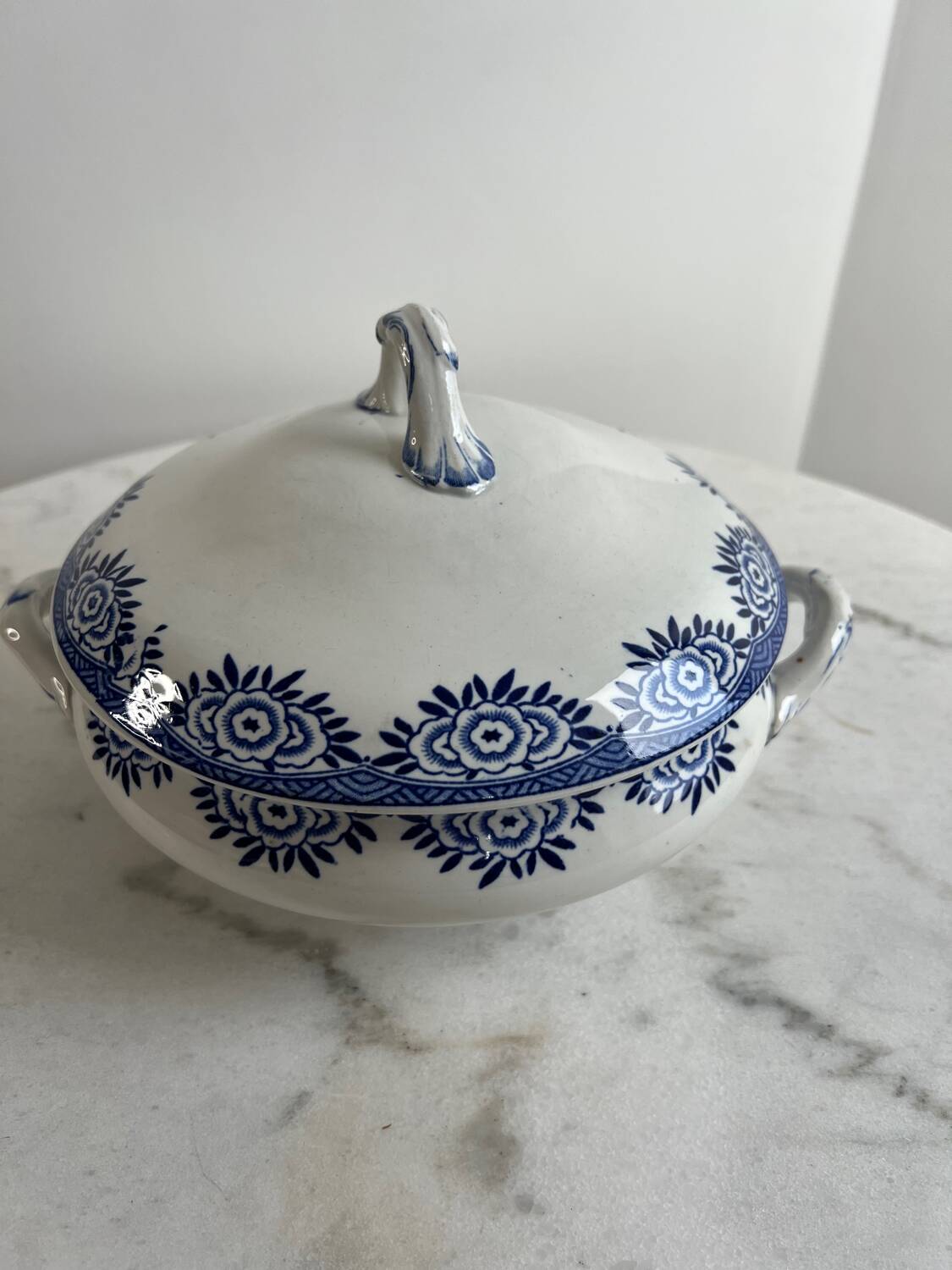 Digoin Capri Casino soup tureen and salad bowl