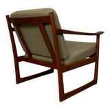 Danish teak easy FD 130 chair by Peter Hvidt & Orla Mølgaard