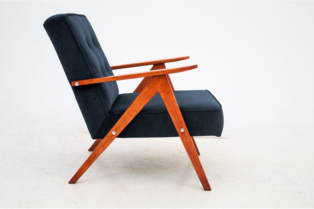 Armchair with footrest, Poland, 1960