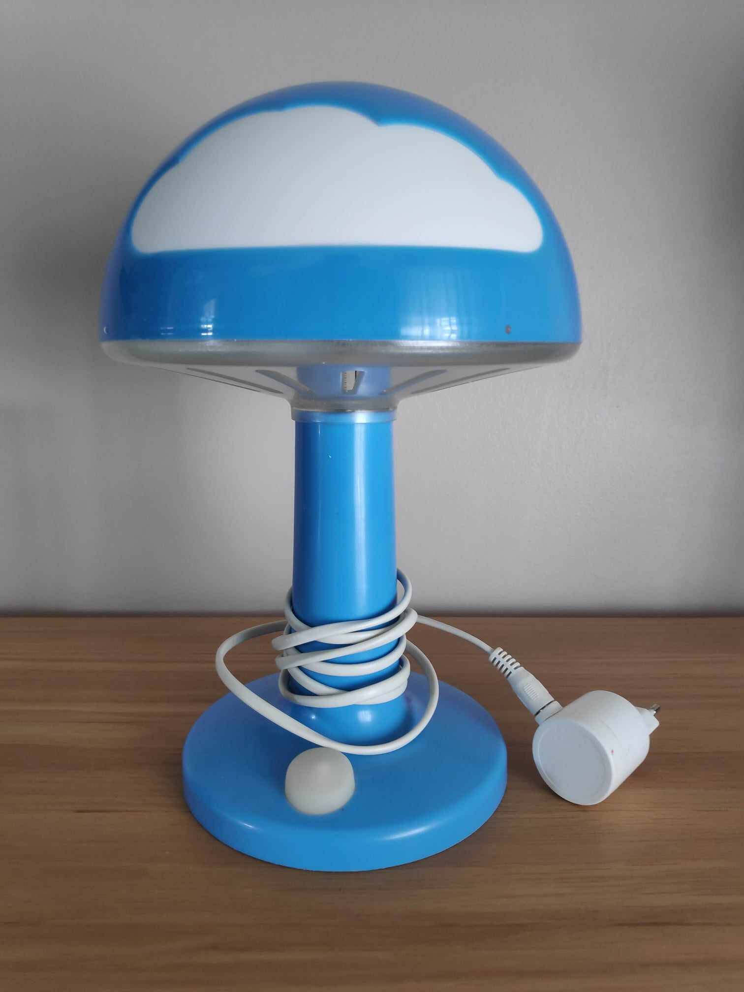 Ikea Skojig blue lamp