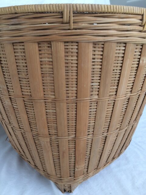 Old rattan basket