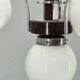 Czech Art Deco Chandelier from the 1930s with Four Opaline Glass Shades