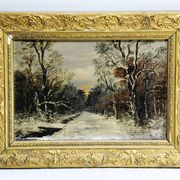 Gabrielle - Oil on Canvas "Snowy Forest"