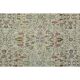 1970s Vintage Turkish Oushak Handmade Wool Cotton Cream Area Rug 165x206