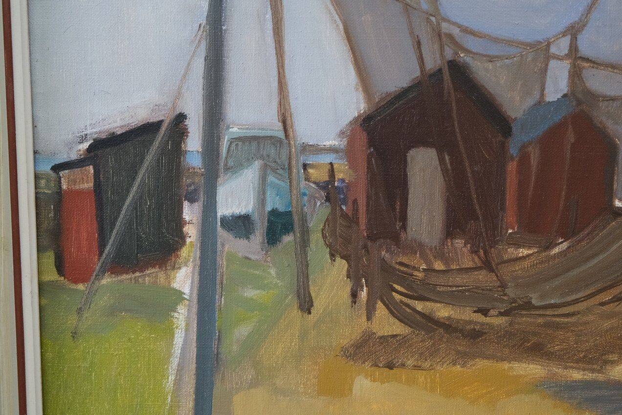 Arthur Nilsson, Swedish Modern Painting, 1955, Oil on Canvas