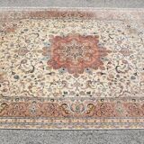 Tapis d'Orient Iran Tabriz laine et soie : 2.50 X 3.50 Mètres