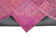 Tapis oriental surteint noué à la main 173 cm x 240 cm tapis patchwork rose