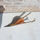 Antique wooden and leather bellows – flower basket