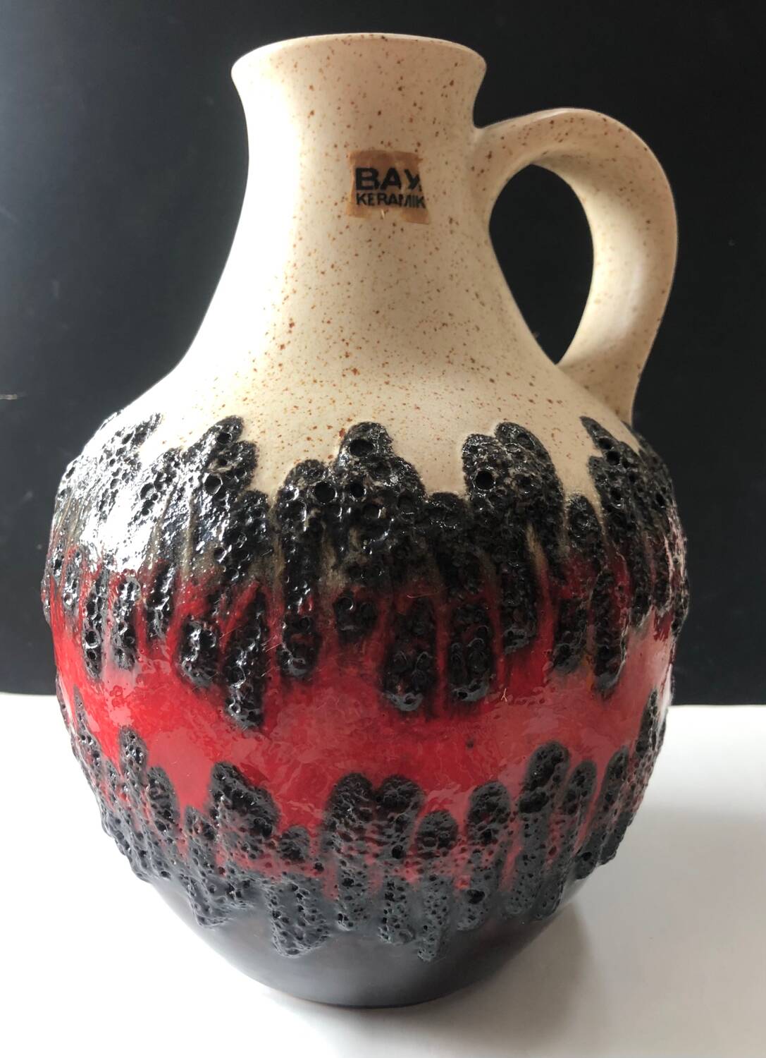 Vase fatlava Bay Keramik West Germany