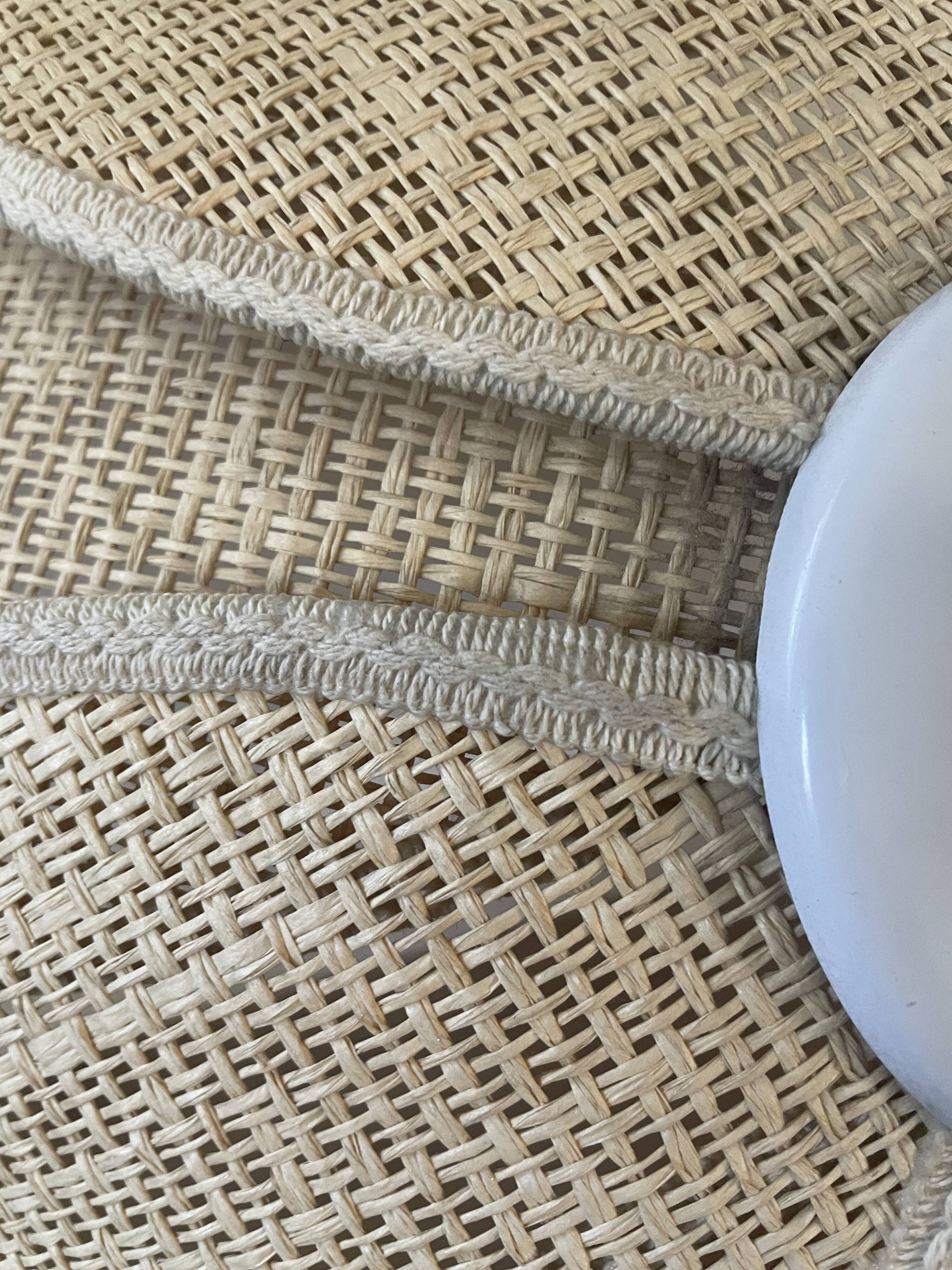 Vintage plant fibre lotus suspension