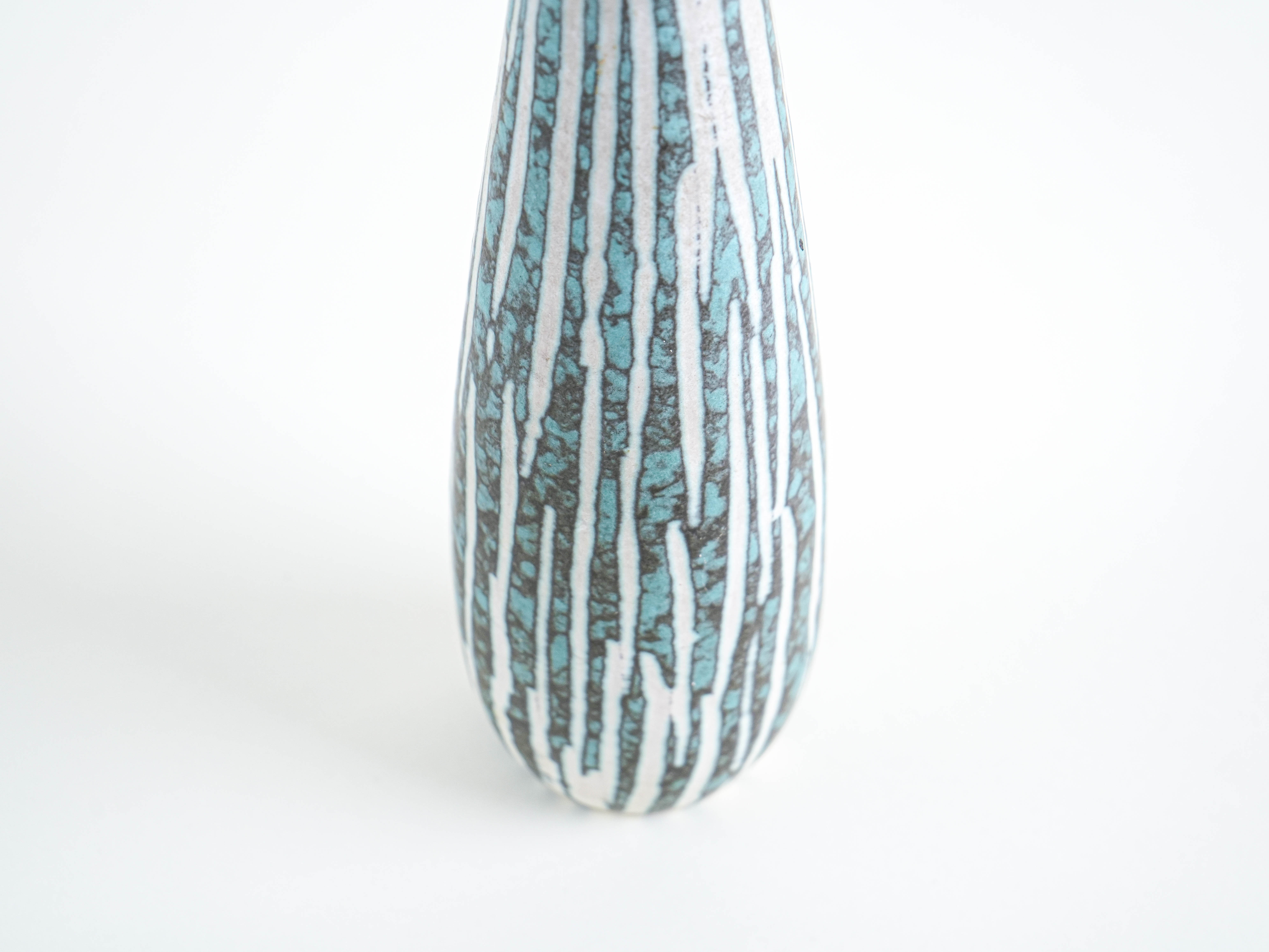 Ceramic vase, German design, 1960s, manufactured by Scheurich