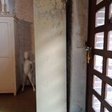 antique metal cabinet two doors