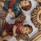 Very realistic angel figurines in resin, signed and handmade in Italy.