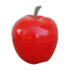 Seau pomme à glacons rouge vintage