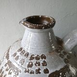 Vase en grès émaillé de Joël Baudouin années 60