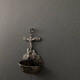 Silver stoup with 18th century Calvary decoration