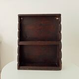 Antique brutalist wall shelf