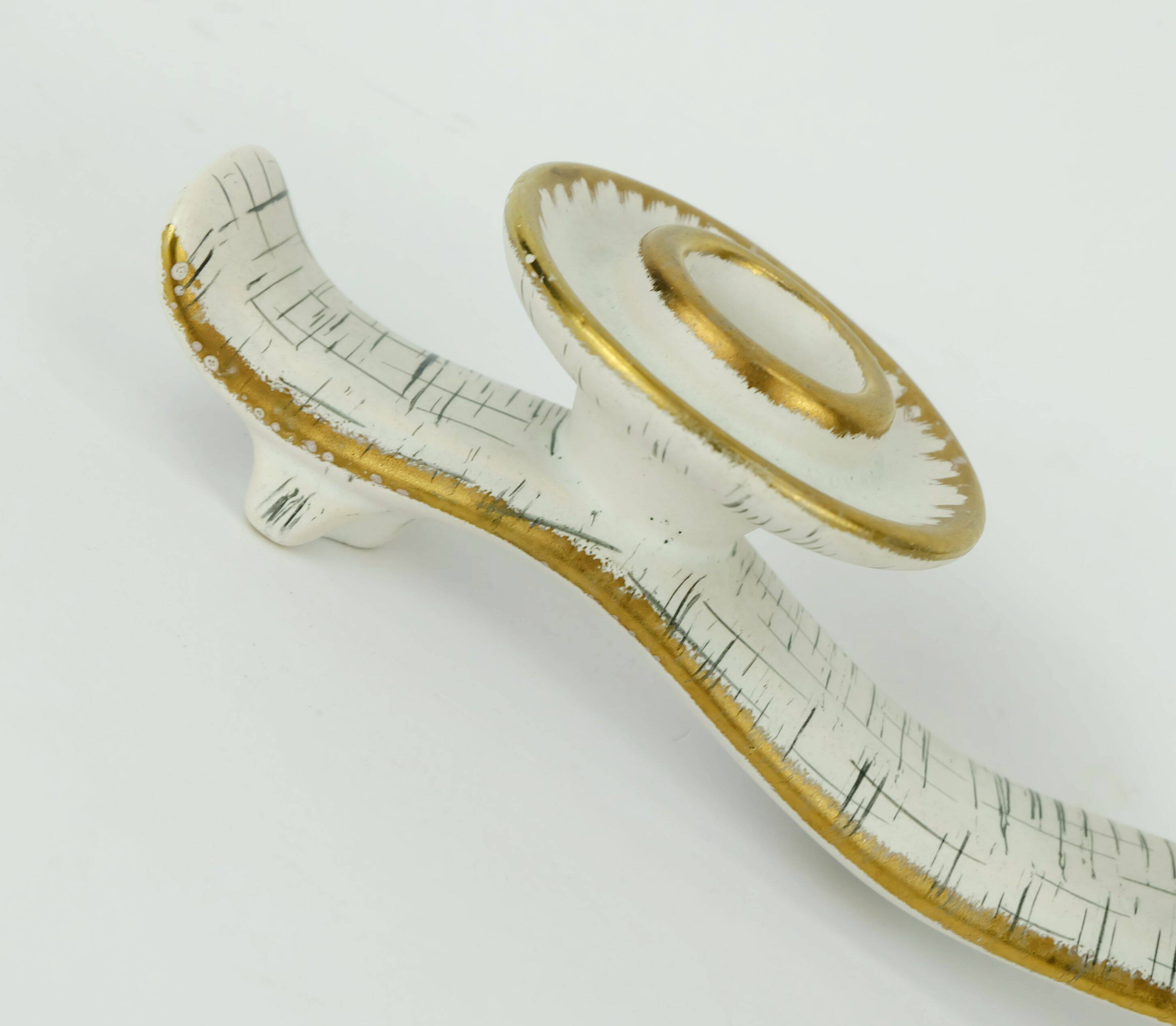 mid century ceramic CANDLE HOLDER u-keramik 1950s