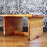Scandinavian pine coffee table