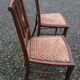 Paire de chaises en acajou 1920