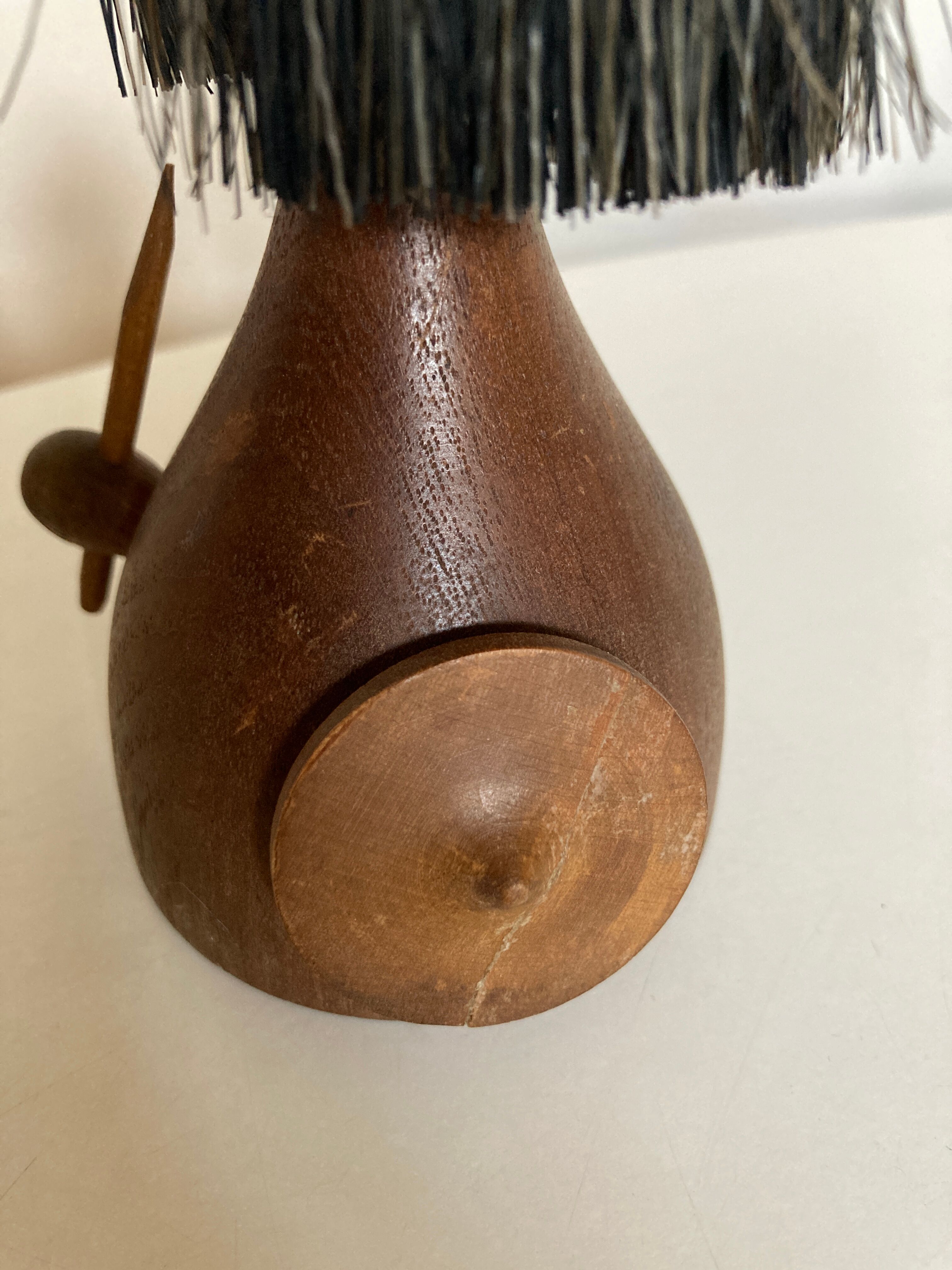 Viking doll by Kay Bojesen for Laurids Lonborg, teak Denmark 1950