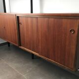 Scandinavian rosewood modular bookcase Pira Mobel system year 60