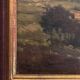 Painting “Countryside Landscape”, oil on hardboard, signed.