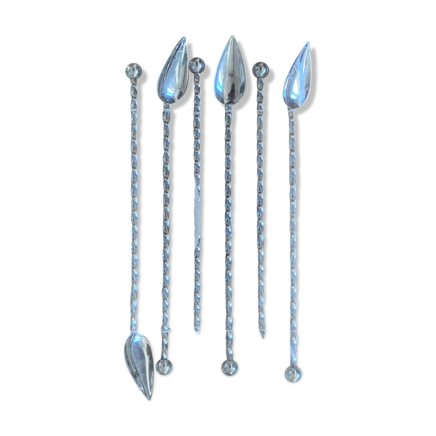 Set of 6 cocktail spoons