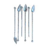 Set of 6 cocktail spoons