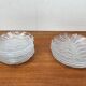 Vintage Swedish glass plates Eden by Lars Hellsten for Orrefors, 1970s, set of 13.
