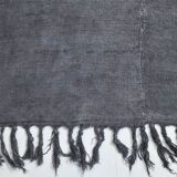 5x7 Shades Of Gray Vintage Kilim Rug, 156x231Cm