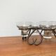 Danish chandelier in metal and glass, 1960s