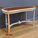 Painted wooden piano bench, Louis XVI style – Late 19th century