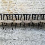 Lot of 12 bistro chairs