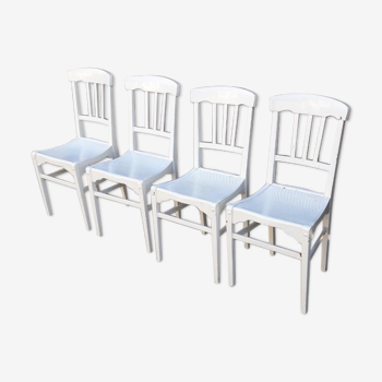 Série de 4 chaises anciennes Stella