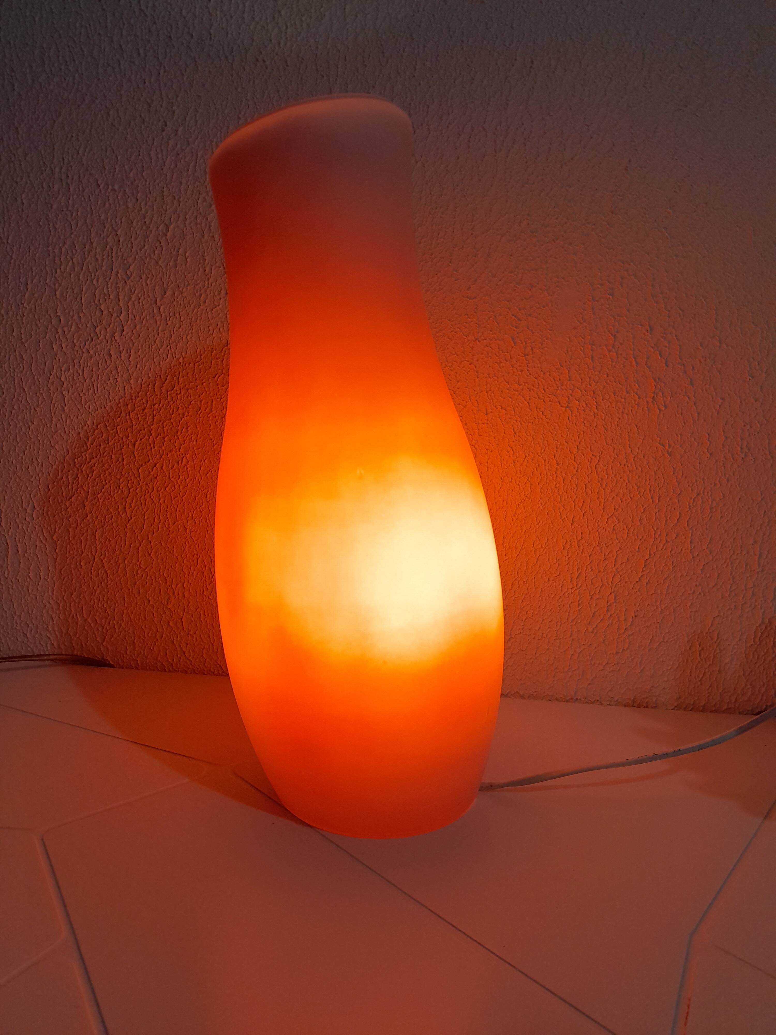 Vintage ikea mylonit glass lamp 1980