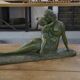 Terracotta sculpture with bronze patina by Ugo Cipriani