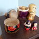 Russian nesting dolls matriochka mismatched
