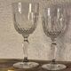 Verres pied cristal
