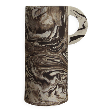 Magnifique vase en terre mêlées