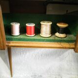 Vintage sewing machine console