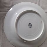 Assiette 25cm chantournée Limoges