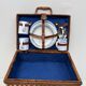 Vintage picnic suitcase