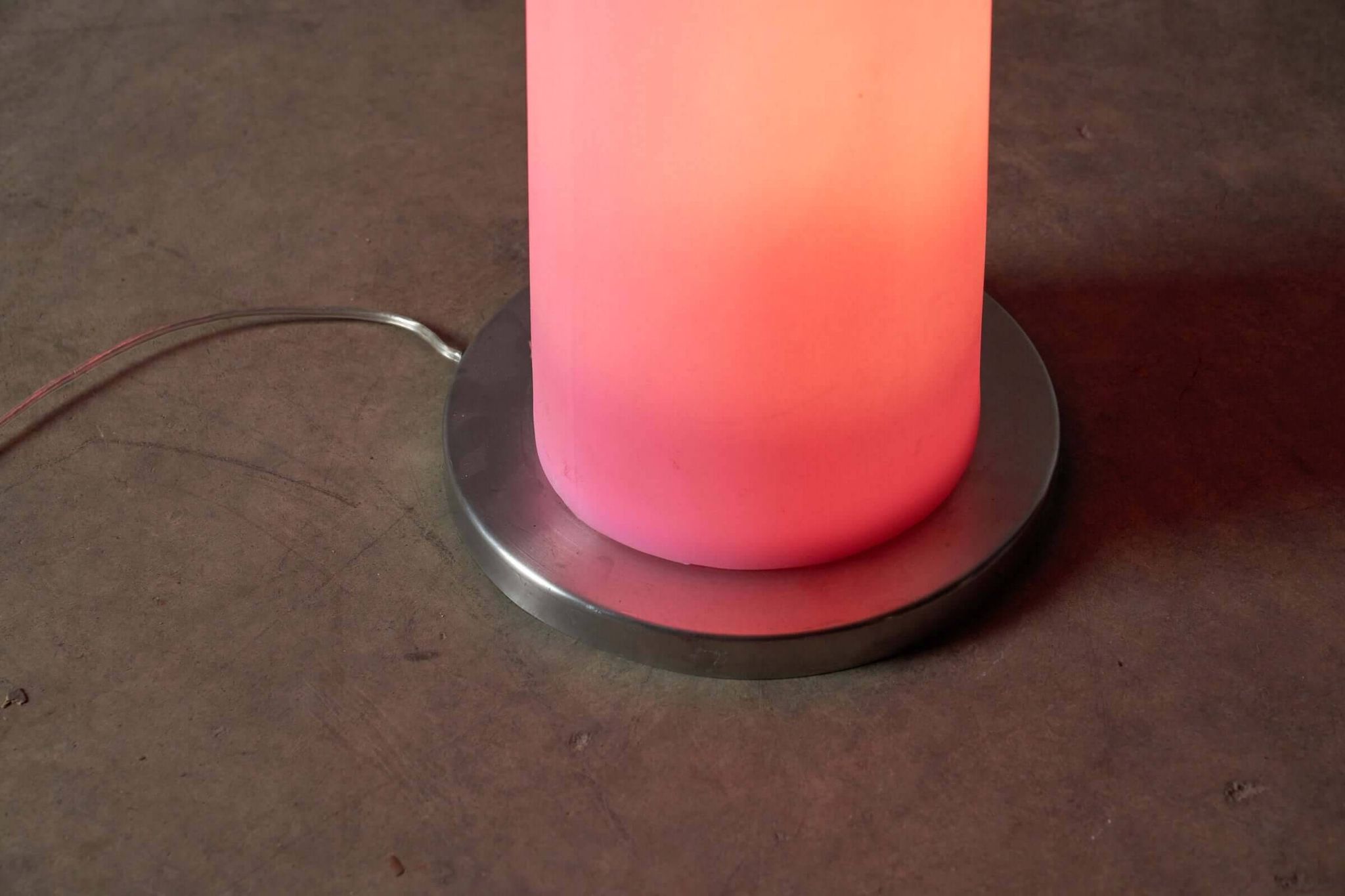 Amsterdamse Pole floor lamps in pink for Bijenkorf, 1990s