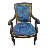 Restored old armchair